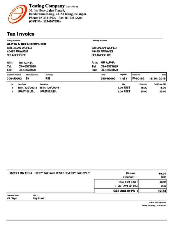 24 Tax Invoice